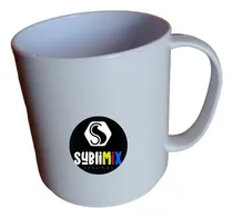 Comprar Taza Workat Polimero Blanca X12