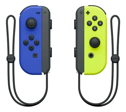 Joystick inalámbrico Nintendo Switch Joy-Con (L)/(R) LED RGB azul/amarillo neón