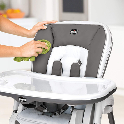 Imagen 6 de 7 de Chicco Silla Alta Polly 2 En 1 Nottingham, Color Gris