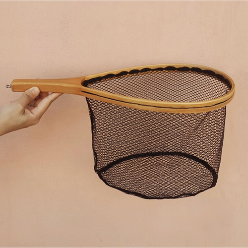 Fly Fishing Net Manual Wooden Frame Drying Net