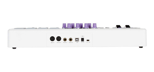 Imagem 3 de 5 de Controlador Waldman Carbon 25 Mini Branco 25 Teclas 8 Pads