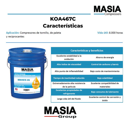 Aceite Chevron Pao 46 Para Compresor De Tornillo 6 Galones