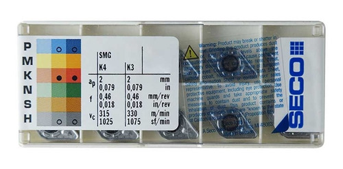10 Insertos Para Torneado Dnmu333-m6 Tk1501 Seco