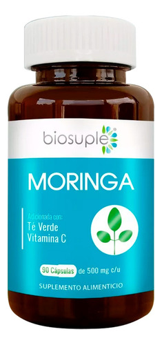 Biosuple Suplemento Alimenticio Vitam. C+ Moringa + Té Verde Biosuple Sin sabor