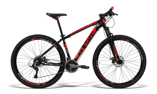 Imagem 1 de 4 de Mountain bike GTSM1 Ride New TSI aro 29 17" 21v freios de disco mecânico câmbios GTSM1 TSI cor preto/vermelho