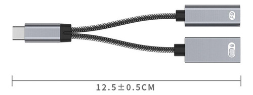 Adaptador Usb C Otg Convertidor De Cable De Carga 2 En 1