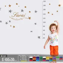 Comprar Vinilos Decorativos Medidores Nombre Personalizado Niña