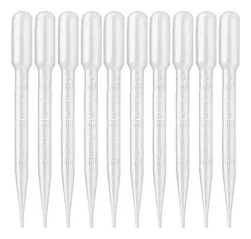 Pack 10 Goteros Pipetas Transferencia Plástico De 10ml