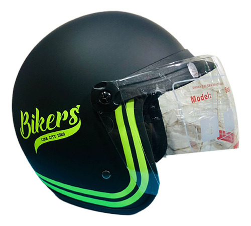 Casco De Moto Abierto Chopper Con Visor