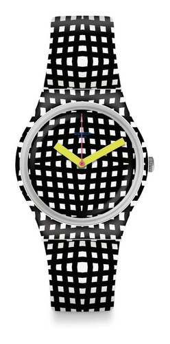 Reloj Swatch Gw197 Unisex  Negro Multicolor