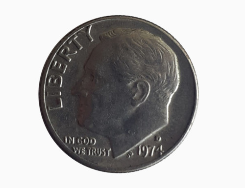 Moneda Estados Unidos 1974 1 Dime