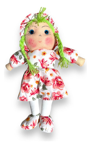 Muñeca Pepona De Tela Trapo Nena 35 Cm