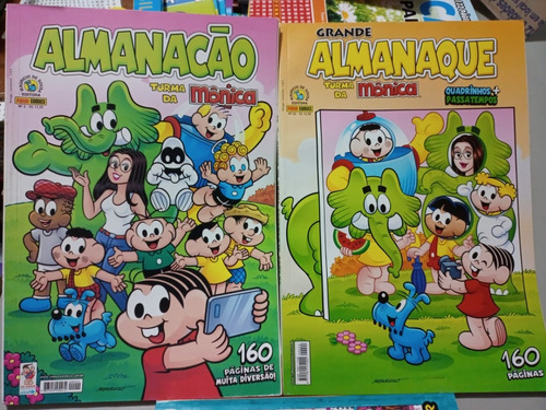 Kit 02 Revistas Hq - Almanacão Turma Da Mônica