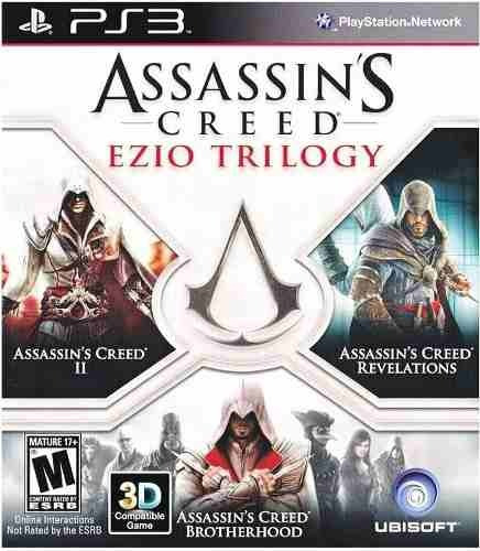 Juego Assassins Creed Ezio Trilogy Para Ps3 Físico Trilogia