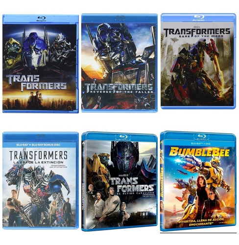 Colección Transformers + Bumblebee | Blu Ray Películas Nuevo