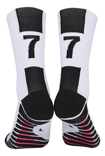  4 Pares De Calcetines De Fútbol Ronaldo No.7 Talla Única