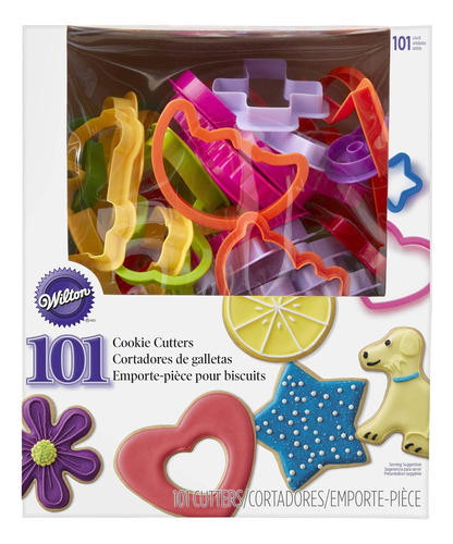 Wilton 101 Piece Cookie Cutter Set, 2304-1040, Child-safe Pl