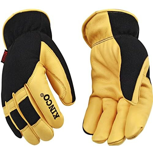 Guantes De Trabajo De Cuero Híbrido Premium Forrados, ...