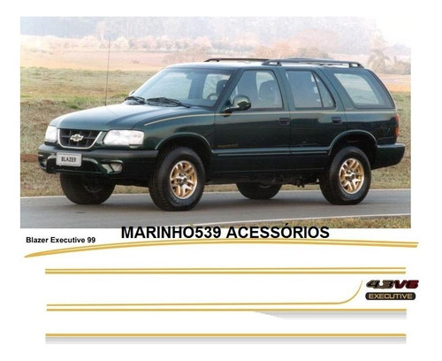 Blazer Executive Dlx 96/00 Kit Faixas Adesivas (*22*)