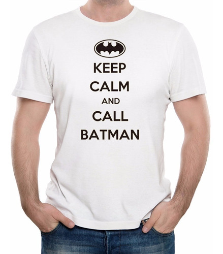 Polo Keep Calm Batman Alta Calidad Mde