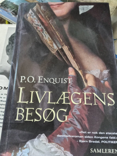 Livlægens Besøg P O Enquist Ed Samleren Libro Idioma Danes