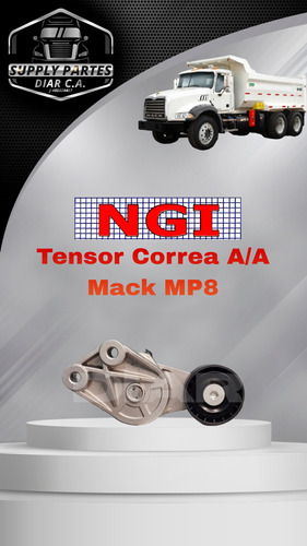Tensor Correa Aire Acondicionado Mack Mp8 Vision Y Granite