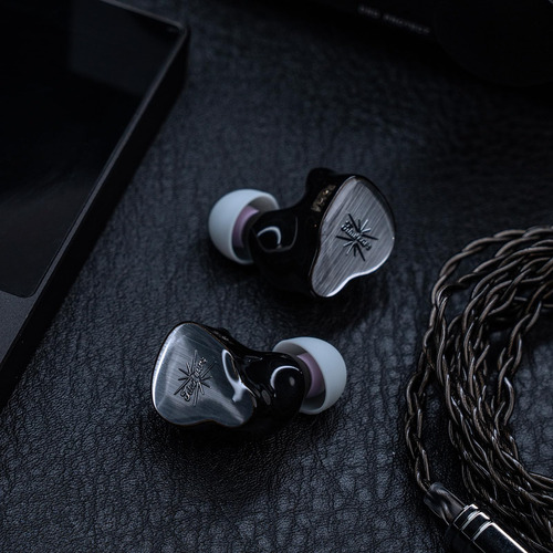 Monitor Auditivo Linsoul Kiwi Ears Ke4 2dd+2ba Hybrid Silver