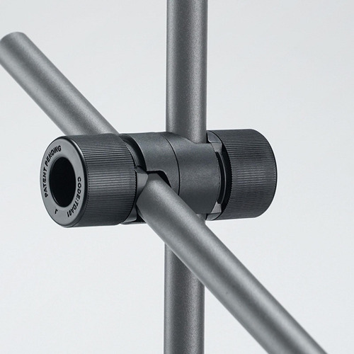 Photography Light Stand Center Handle Shaft Connector Black