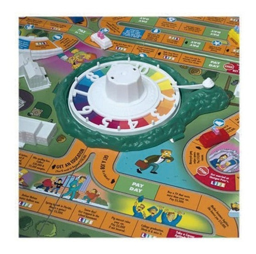 Imagen 2 de 4 de Juego De La Vida Life Juego De Mesa Los Simpsons Orig Hasbro