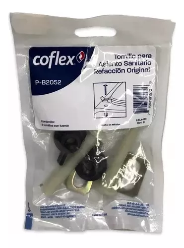 Par de Tornillos de Plástico Coflex P-b2052 Para Fijación de Asiento