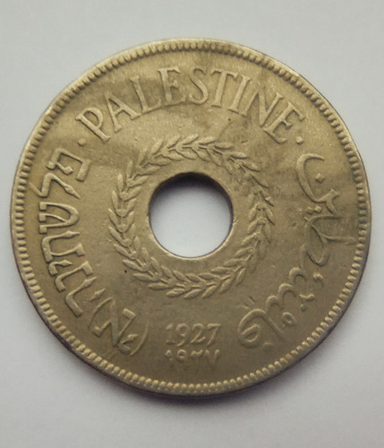 Moneda Palestina 1927, 20 Mils Cobre-níquel