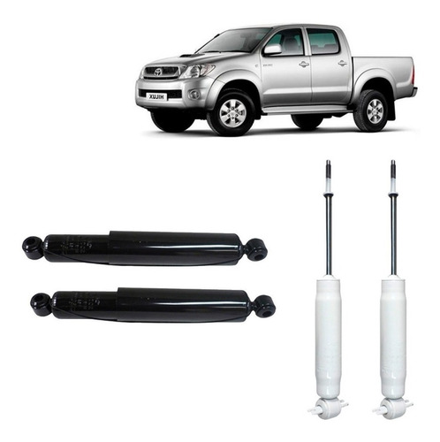 Juego 4 Amortiguadores Tras Del Para Toyota Hilux 2wd 95-04