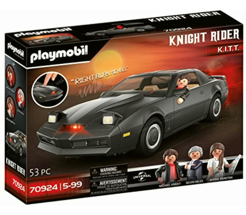 Playmobil Knight Rider K.i.t.t. El Coche Fantástico