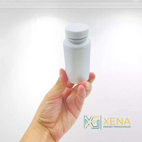 Envase Botella Pet Blanco 110 Ml Pastillas Capsulas X 30 Pzs