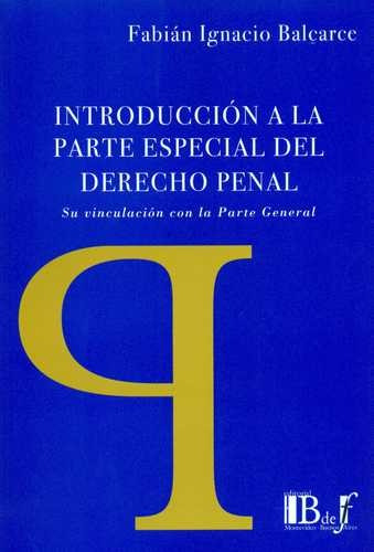 Libro Introducción A La Parte Especial Del Derecho Penal. S