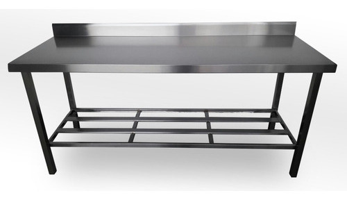 Mesa Bancada 190x65mt Inox 304 Espelho