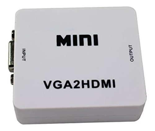 Mini 1080p Vga A Hdmi Adaptador Convertidor Vga2hdmi Convert