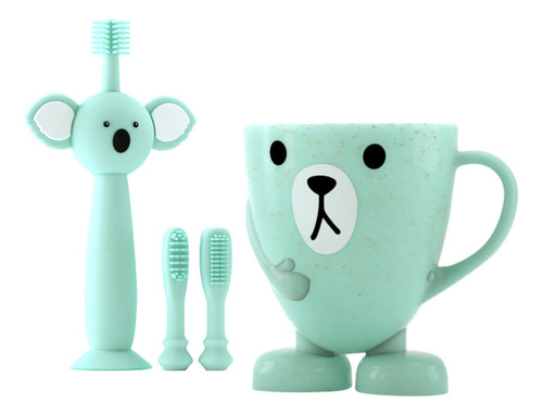 .. Set De Limpieza De Dientes Para Bebés, 4 Piezas, Taza De