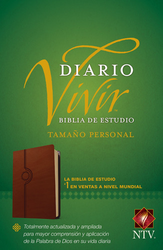 Biblia De Estudio Diario Vivir Ntv Personal Simil Piel Café