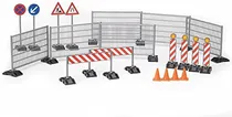 Comprar Bruder Set De Construccion: Barandas Sitio Signos Y Pilones