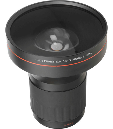 Lente Fisheye 72mm 0.21x Super Hd Para Filmadoras E Câmeras