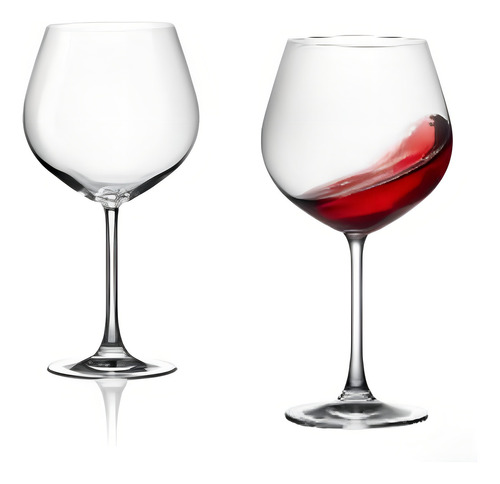 Copa De Cristal Magnum 65 2 Uds Color Blanco
