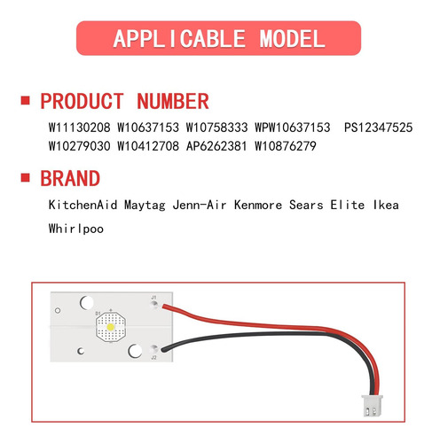 Reemplazo De Módulo Led Para Refrigerador Compatible