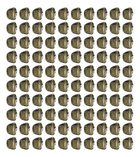 100x Campanas Artesanales De Hierro Campanas Pequeñas 20mm