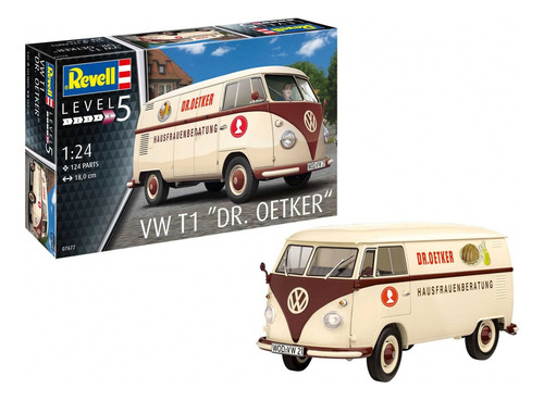 Revell 07677 Vw T1 Dr. Oetker 1:24