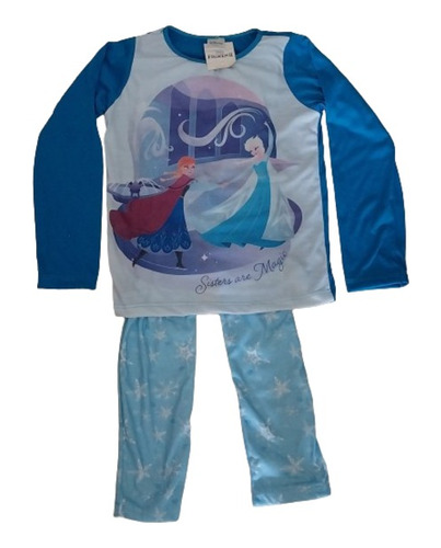Pijama Nena Frozen Disney Original Remera + Pantalon 6 Años 