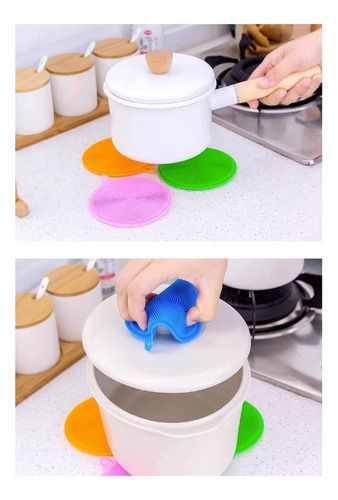 Ri Cepillo De Silicona Multifuncional For Lavavajillas De 4