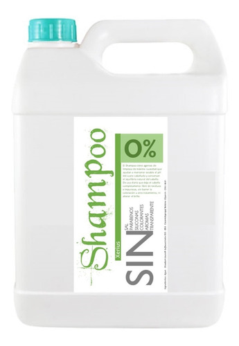 Shampoo 0% Sin Aroma Sin Color Sin Siliconas Sin Parabenos