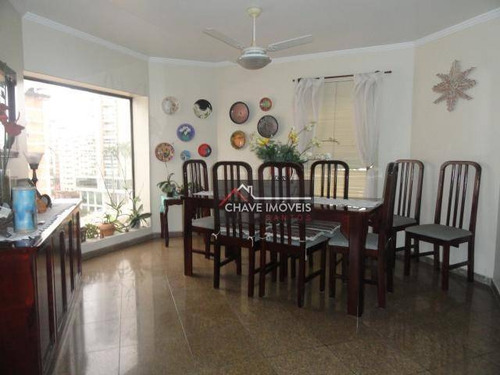 Apartamento Com 4 Dormitórios À Venda, 270 M² - Boqueirão - Santos/sp - Ap0245