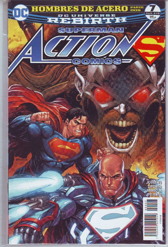 Comic Dc Comics Rebirth Superman Action Comics # 7 Nuevo